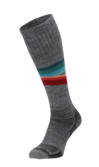 Rainbow Racer UL Heren Skisokken Klasse 1 Grey