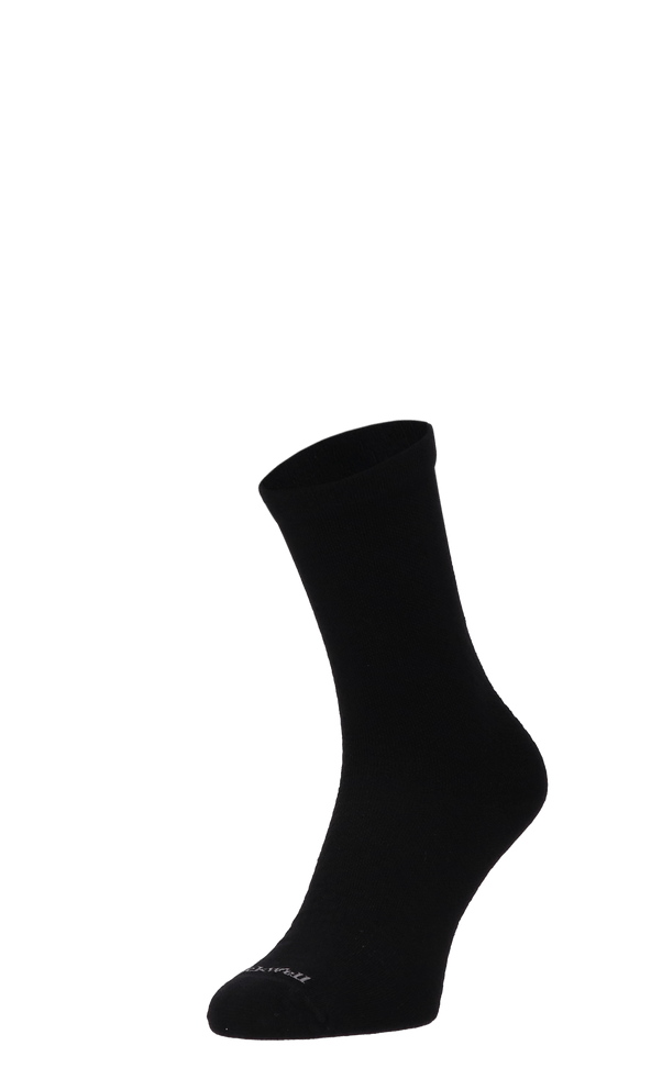 Plantar Ease Crew Dames Hielspoor Sokken Klasse 2 Black Solid