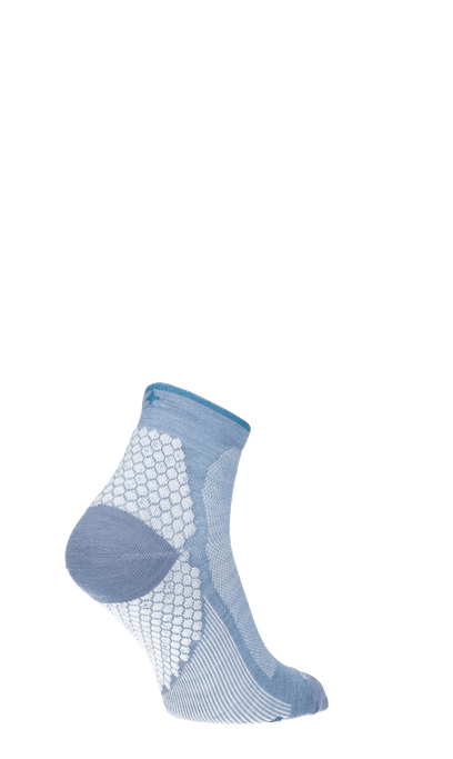 Plantar Sport Quarter Dames Hielspoor Sokken Bluestone