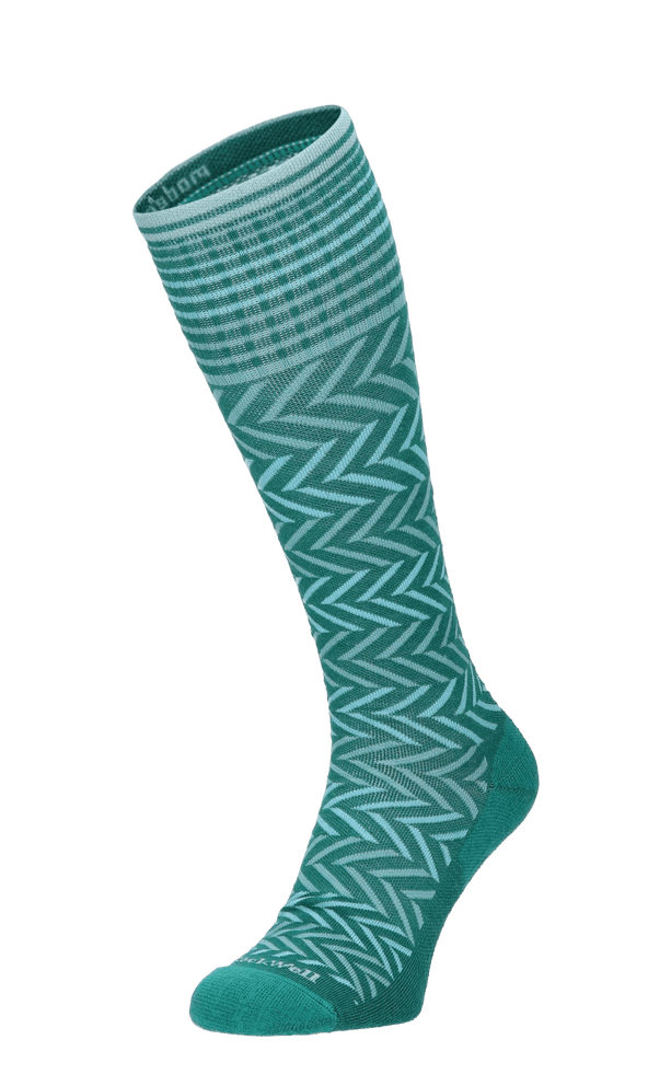 Chevron Dames Compressiekousen Klasse 1 Jade