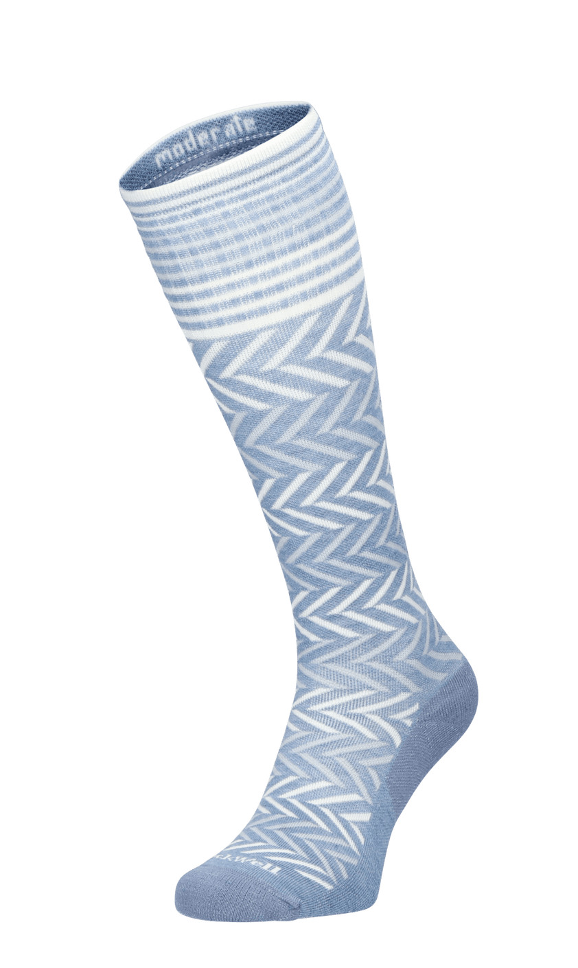 Chevron Dames Compressiekousen Klasse 1 Bluestone