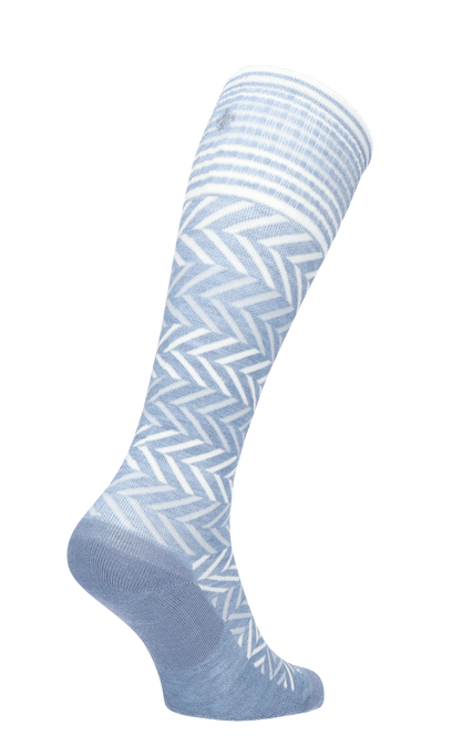 Chevron Dames Compressiekousen Klasse 1 Bluestone