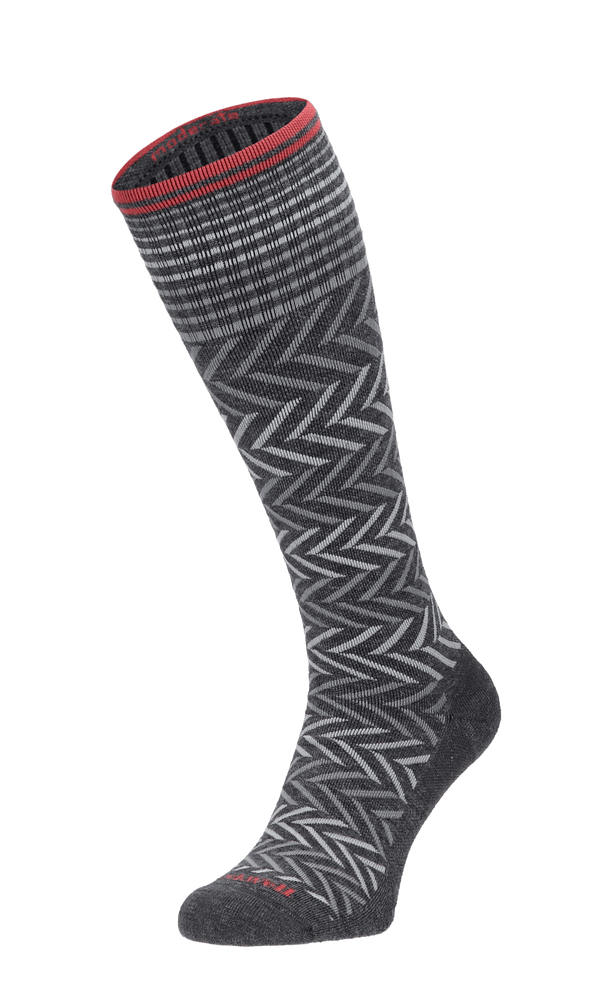 Chevron Dames Compressiekousen klasse 1 Charcoal