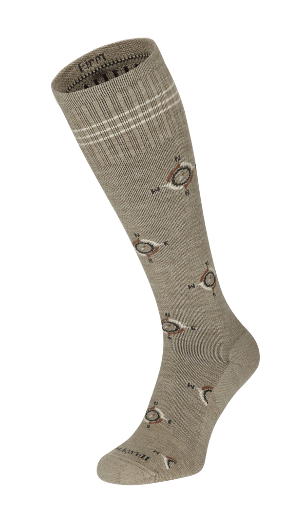 The Guide Heren Compressiekousen Klasse 2 Khaki