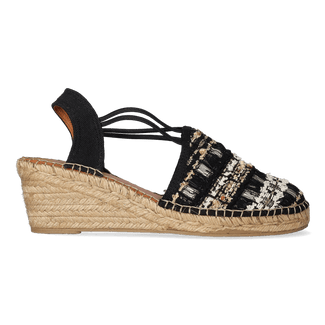 Tania-CC Textiel Dames Espadrilles Negre
