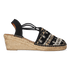 Tania-CC Textiel Dames Espadrilles Negre