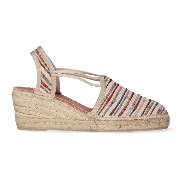 Tania-SN Zijde Dames Espadrilles Multi