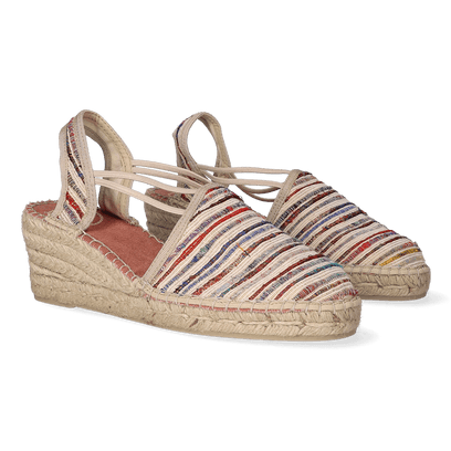 Tania-SN Zijde Dames Espadrilles Multi