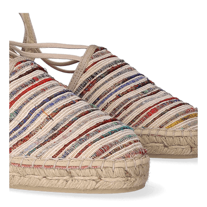 Tania-SN Zijde Dames Espadrilles Multi