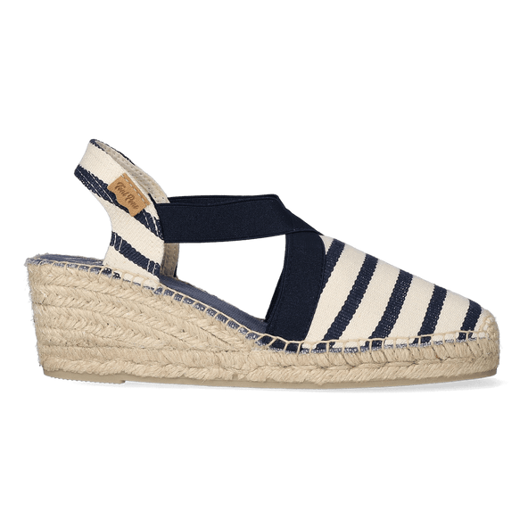 Tarbes Dames Espadrilles Cru/Mari