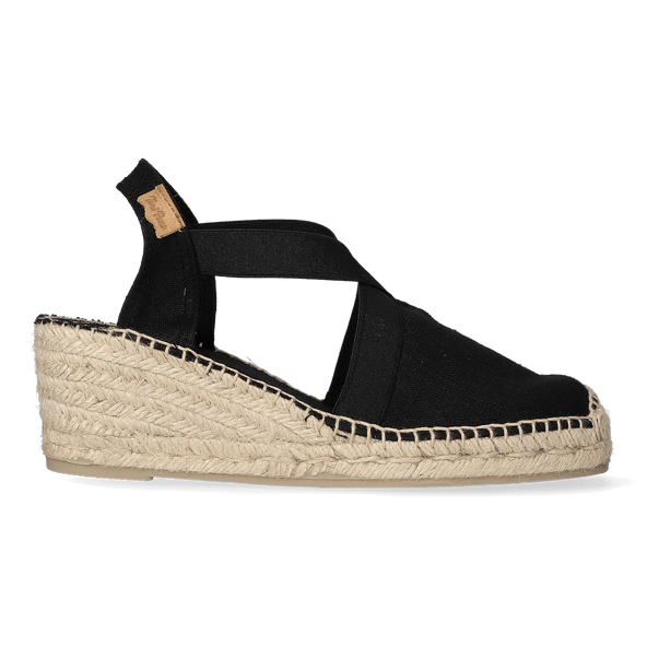 Ter Dames Espadrilles Negre