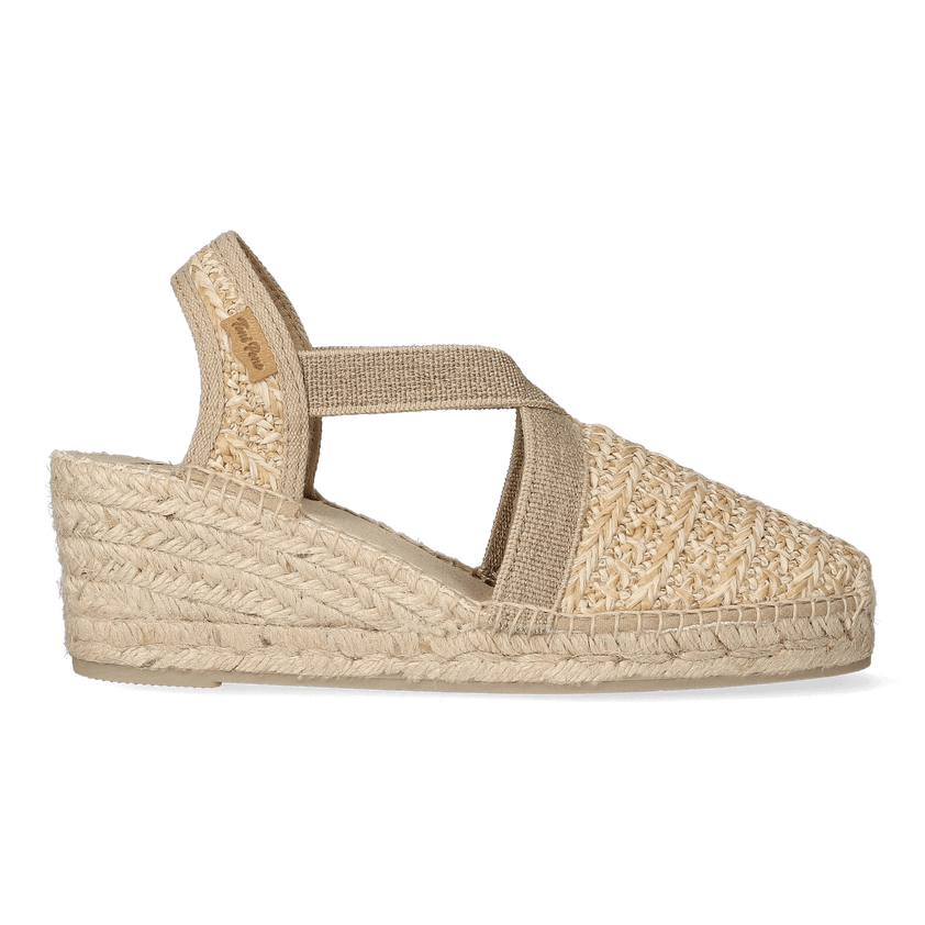 Terra-HK Raffia Dames Espadrilles Natural