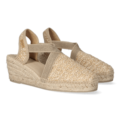 Terra-HK Raffia Dames Espadrilles Natural