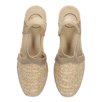 Terra-HK Raffia Dames Espadrilles Natural