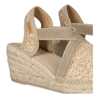 Terra-HK Raffia Dames Espadrilles Natural