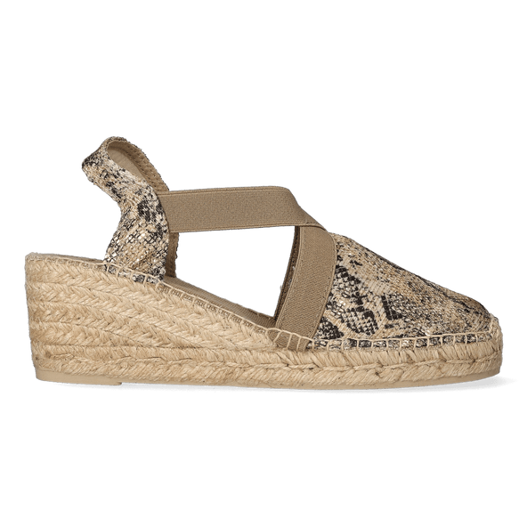 Terra-MB Textiel Dames Espadrilles Taupe