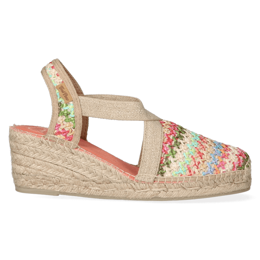 Terra-NZ Raffia Dames Espadrilles Multi