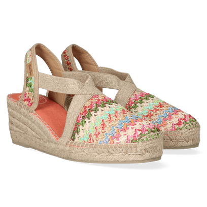 Terra-NZ Raffia Dames Espadrilles Multi