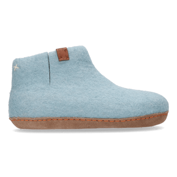 Mula Wolvilt Sloffen Light Blue