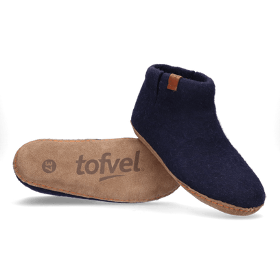 Mula Wolvilt Sloffen Navy Blue