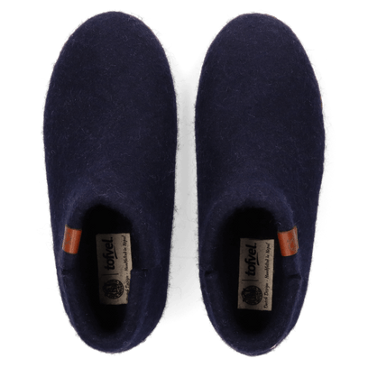 Mula Wolvilt Sloffen Navy Blue