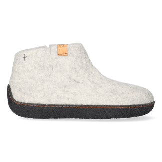 Apreggio - Dames pantoffels wolvilt - vaste rubberen zool - warme pantoffels - 100% natuurproduct - handgemaakt, grijs, 39 EU Apreggio - Dames pantoffels wolvilt - vaste rubberen zool - warme pantoffels - 100% natuurproduct - handgemaakt, grijs, 39 EU