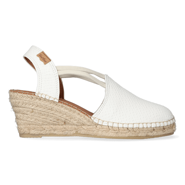 Tilda-LZ Dames Espadrilles Blanc