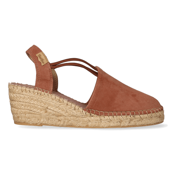 Tremp Suede Dames Espadrilles Marro