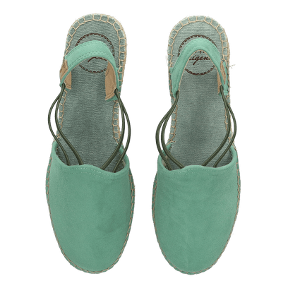 Tremp Dames Espadrilles Menta