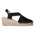 Triton Textiel Dames Espadrilles Negre