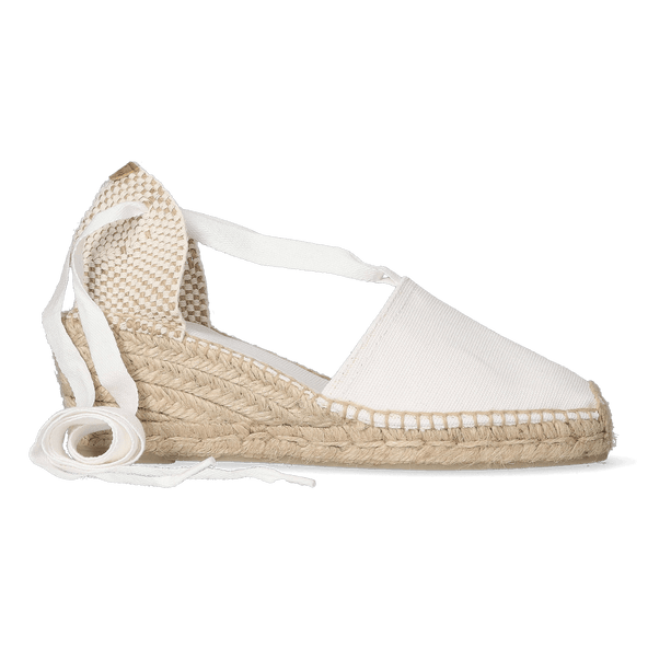 Valencia Dames Espadrilles Blanc