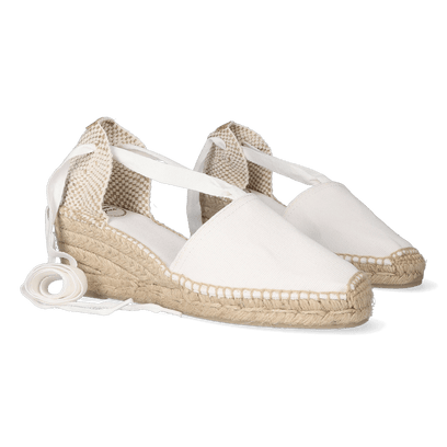 Valencia Dames Espadrilles Blanc