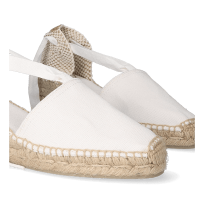 Valencia Dames Espadrilles Blanc