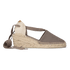 Valencia Canvas Dames Espadrilles Taupe