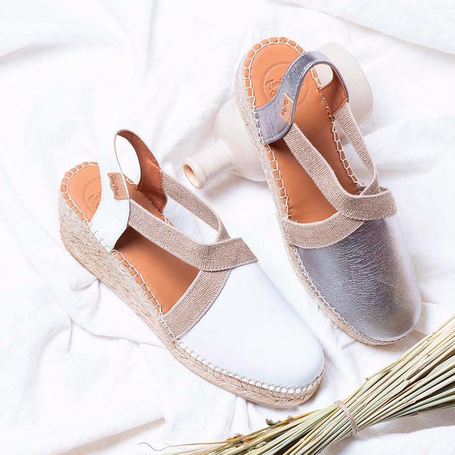 Toni Pons Tremp Dames Espadrilles op sleehak Blauw Toni Pons Tremp Dames Espadrilles op sleehak Blauw